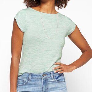 Market & Spruce / Bravyan Button Back Detail Knit Tee (Lg)